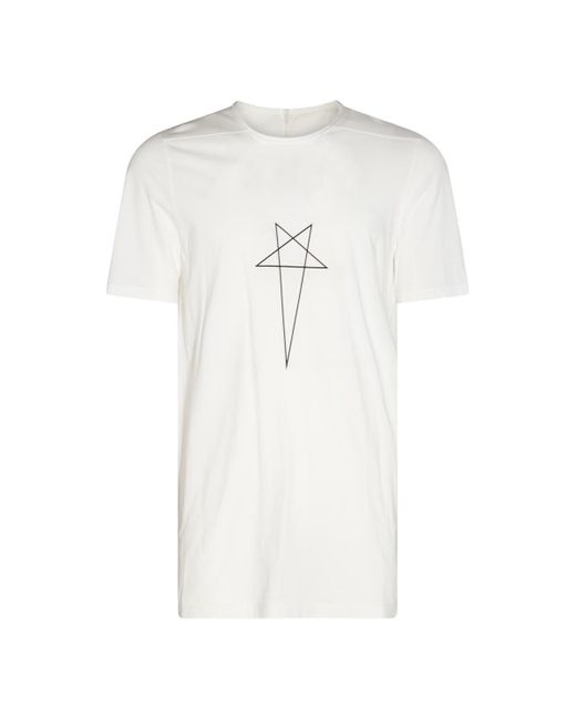 Rick Owens White T-Shirts And Polos for men