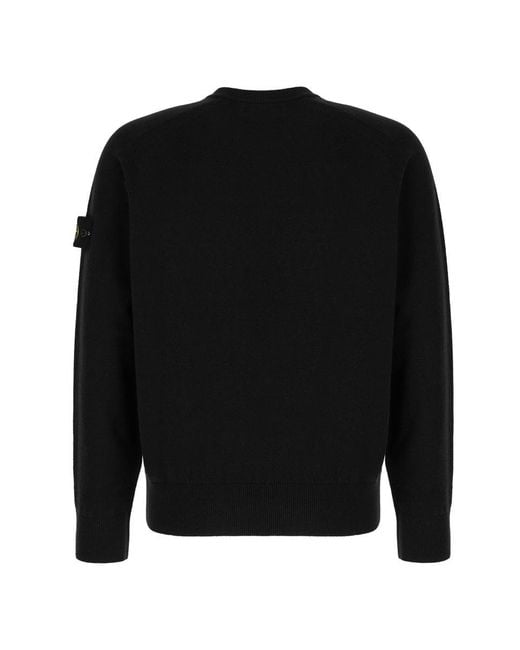 Stone Island Black Knitwear for men