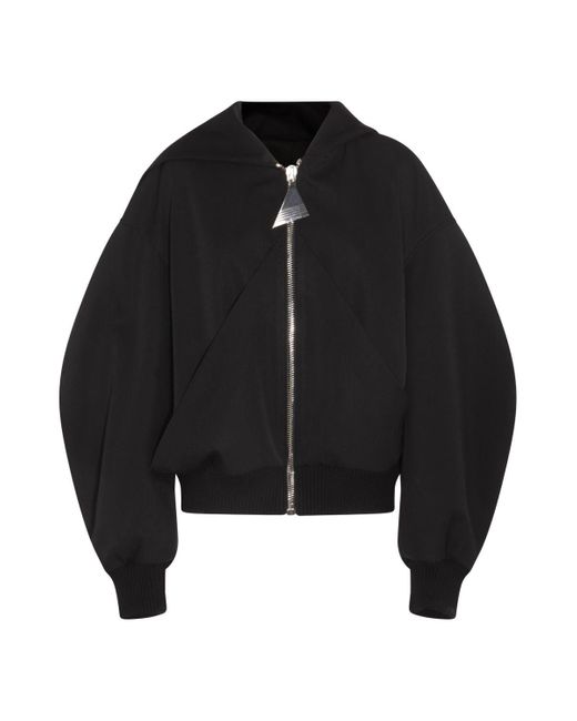 The Attico Black Wool Casual Jacket