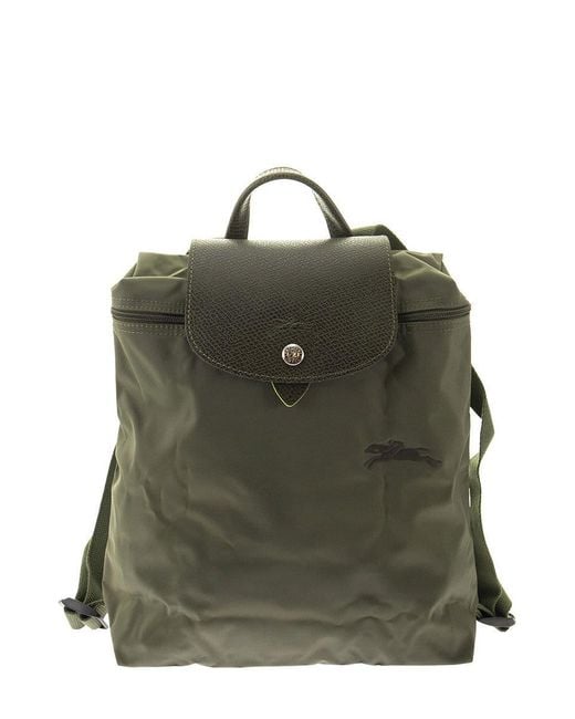 longchamp backpack green
