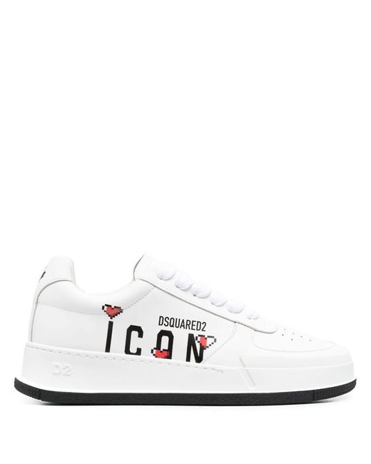 DSquared² White Sneakers Shoes