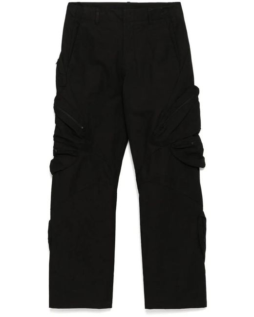 Post Archive Faction PAF Black 7.0 Trousers Center for men