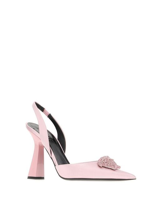 Versace Pink Heeled Shoes