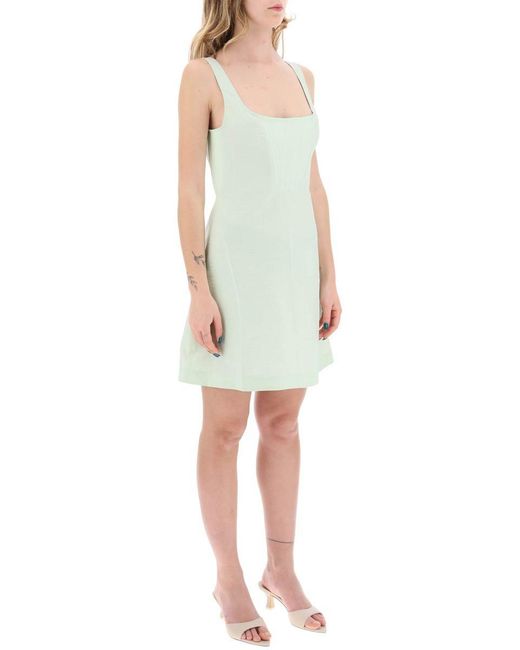 Stella McCartney Green Mini Corset-style Dress