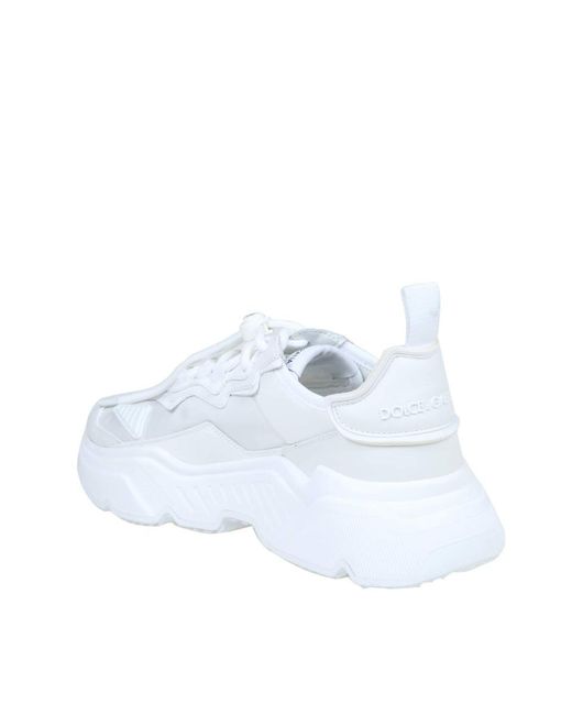 Dolce & Gabbana White Logo Runner Sneakers