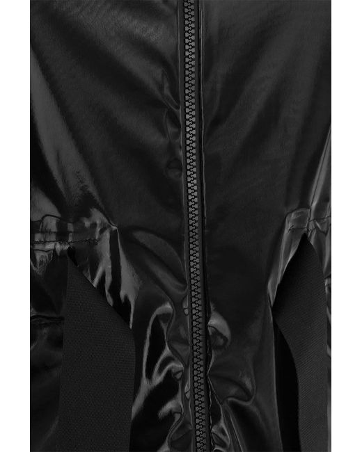 Herno Black Laminar Jacket With Hood