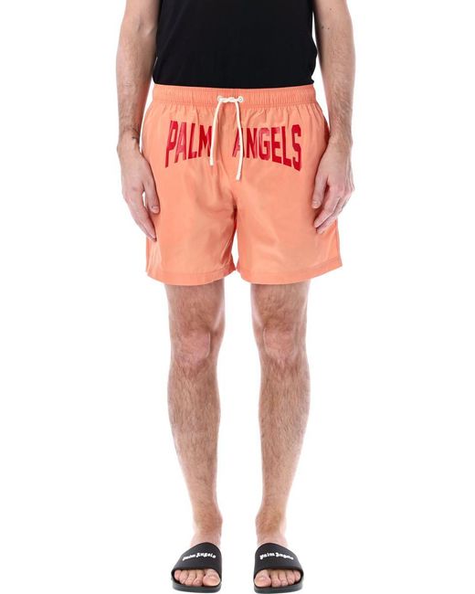 Palm Angels Red City Swimshort for men