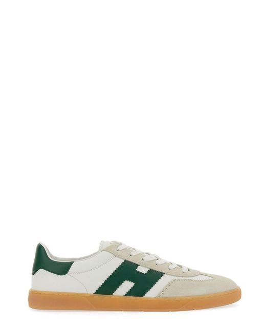 Hogan Green Cool Sneakers Shoes for men