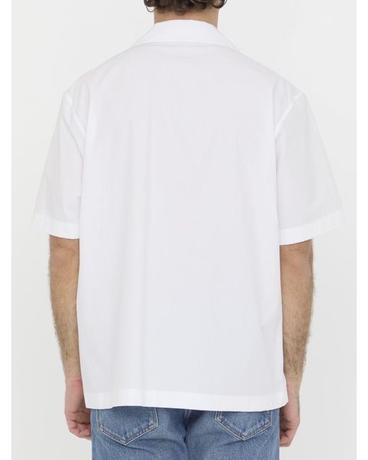 Valentino Garavani White Shirt With V Detail for men