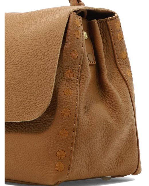 Zanellato Brown "postina Pura Luxethic S" Handbag