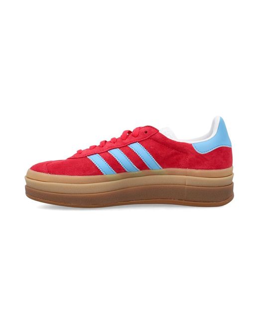 Adidas Red Gazelle Bold Sneakers