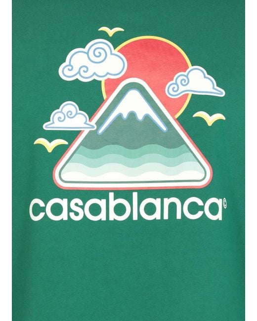 Casablanca Green T-shirts And Polos for men