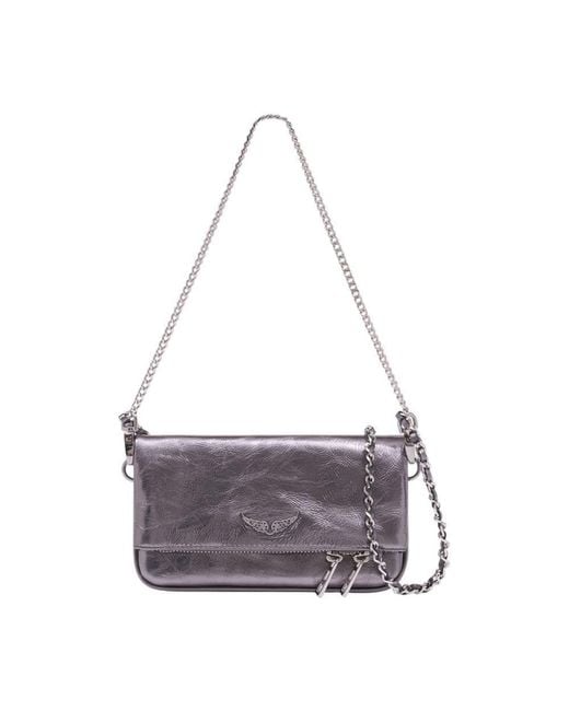 Zadig & Voltaire Gray Rock Nano Crossbody