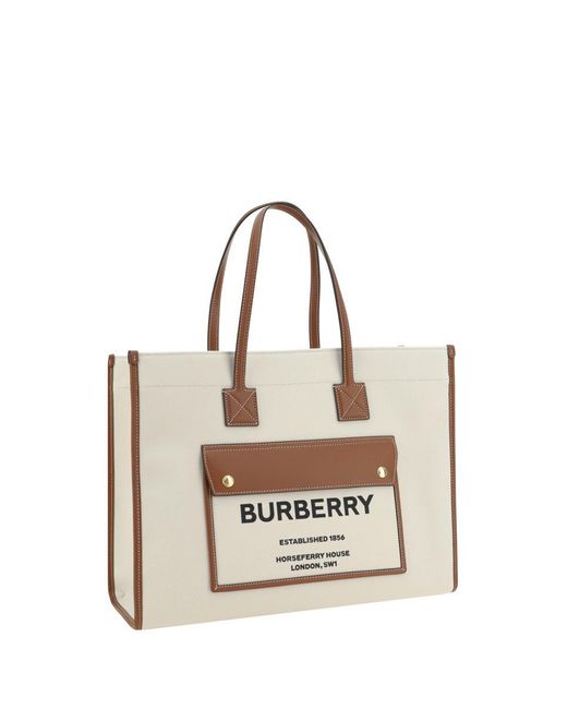 Burberry White Frey Shoulder Bag