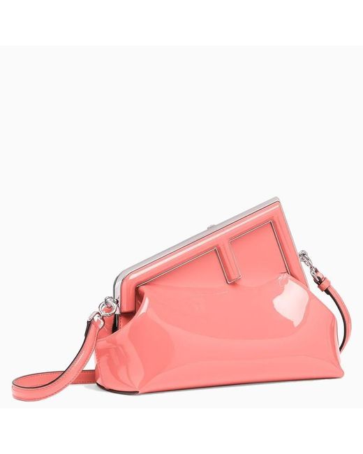 Fendi First Medium - Pink leather bag