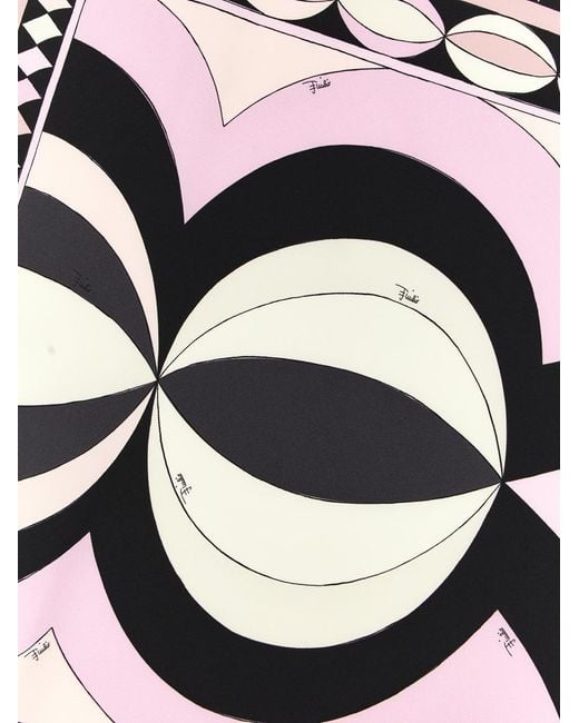 Emilio Pucci White Triangle Scarf