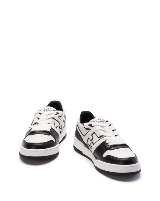 Fendi White Match Sneakers Shoes for men