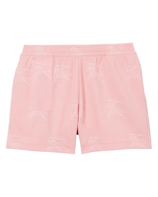 Burberry Pink Equestrian Knight Above-knee Length Shorts for men