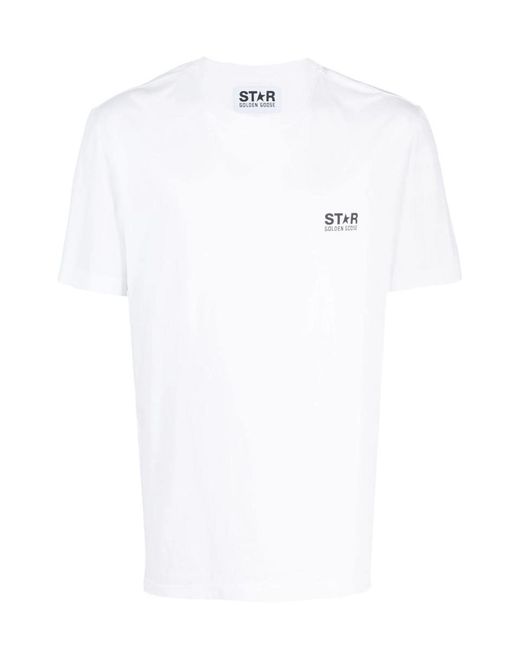Golden Goose Deluxe Brand White T-Shirt for men