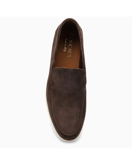 Doucal's Brown Moccasins for men