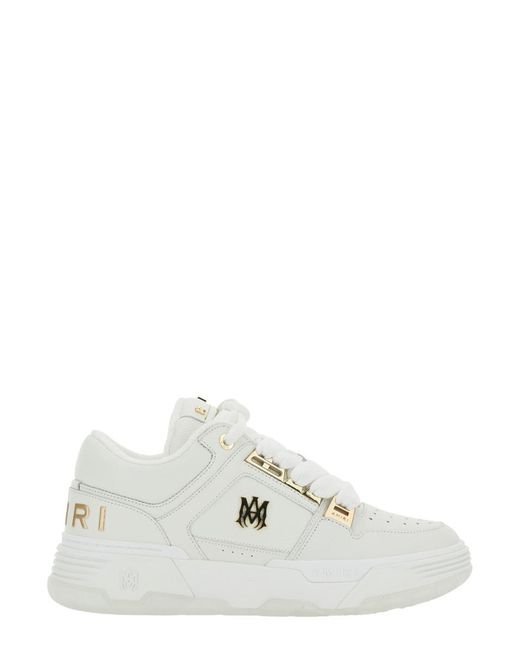 Amiri White Sneakers With Logo Patch On The Side And Logo Lettering On The Rear for men