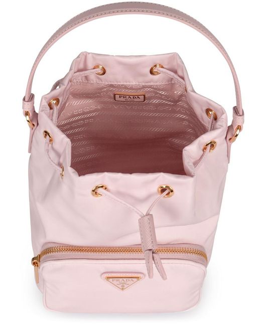 Prada Pink Duet Bucket Bag