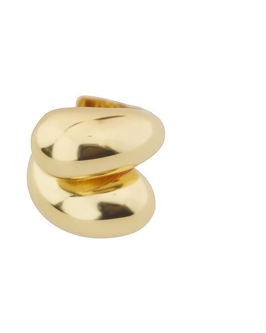 FEDERICA TOSI Natural 'Isa' Tone Ring With Twist Detail