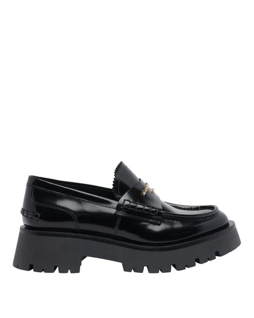 Alexander Wang Black Carter Lug Loafers