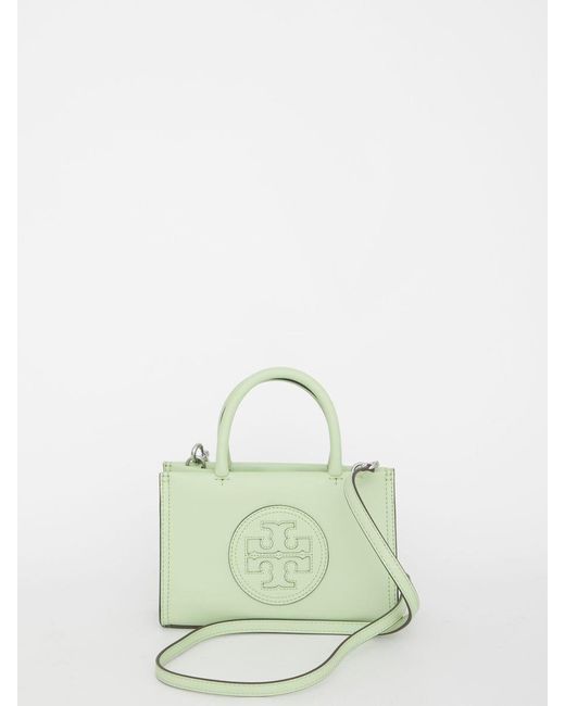 Tory Burch Eco Ella Mini Tote Bag in Green | Lyst