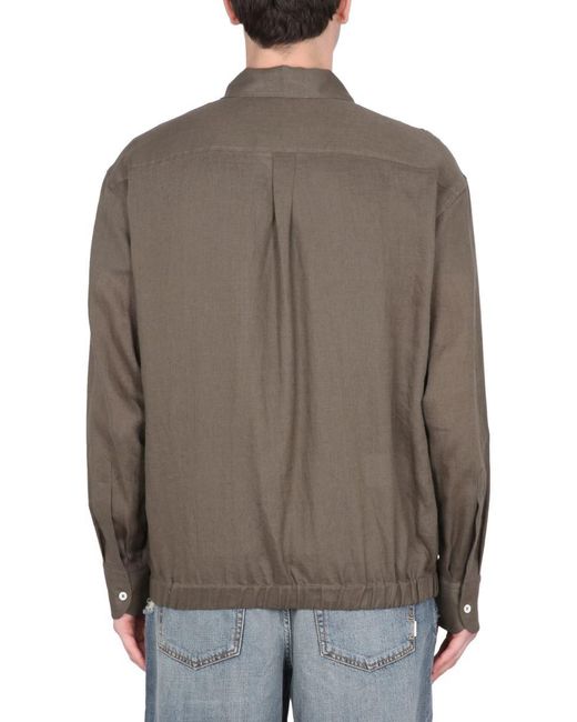 PT Torino Brown Linen Jacket for men
