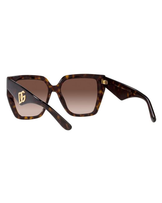 Dolce & Gabbana Brown Dg4438 Dg Crossed Sunglasses