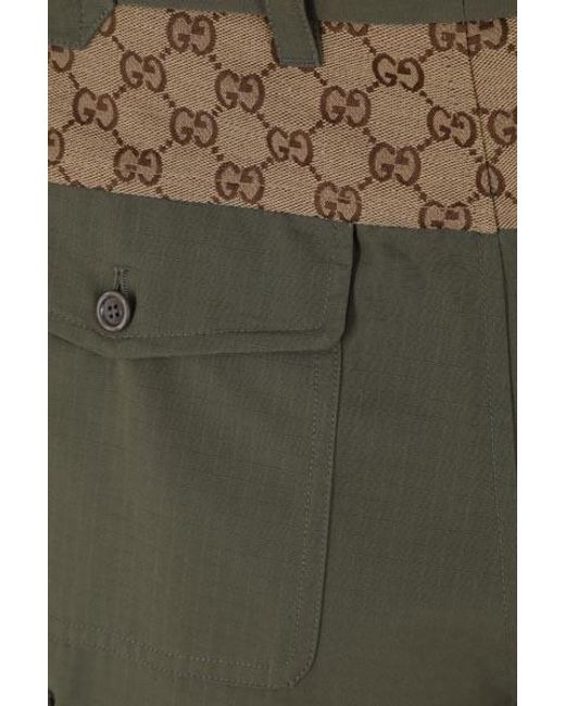 Gucci Green Trousers for men