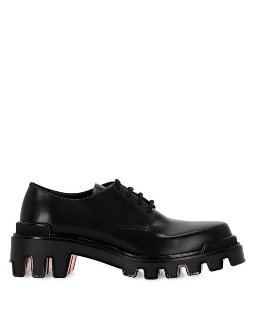 Christian Louboutin Black Flat Shoes for men