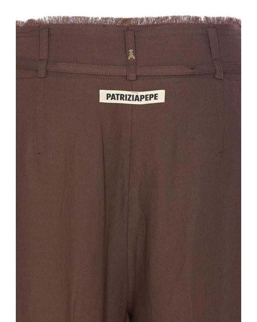 Patrizia Pepe Brown Trousers