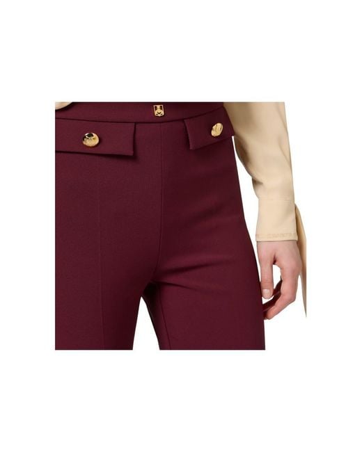 Elisabetta Franchi Red Trousers