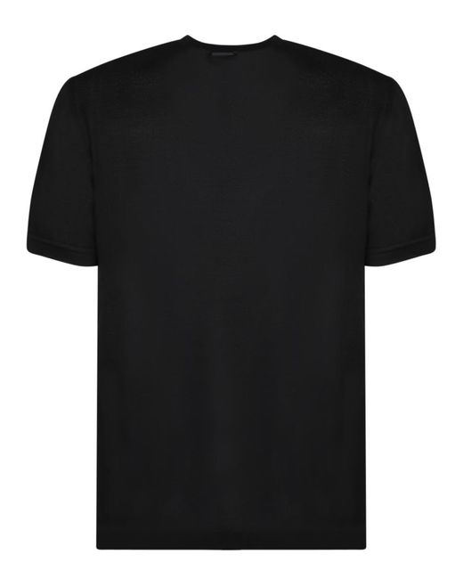 Zegna Black T-Shirts for men