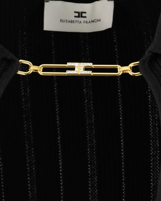 Elisabetta Franchi Blue Sweater