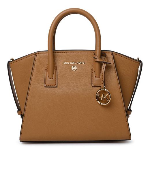 Michael Michael Kors Greenwich Small Bucket Bag Brown Peanut