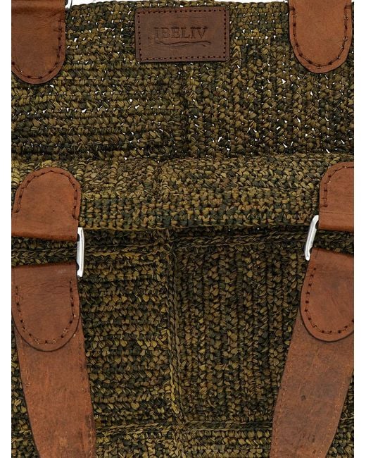 IBELIV Green 'Miray' Shopping Bag