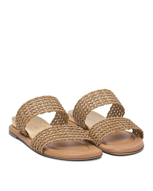 Casadei Metallic Sandals