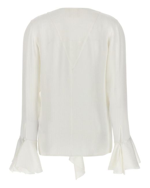 Givenchy White 4G Shirt, Blouse