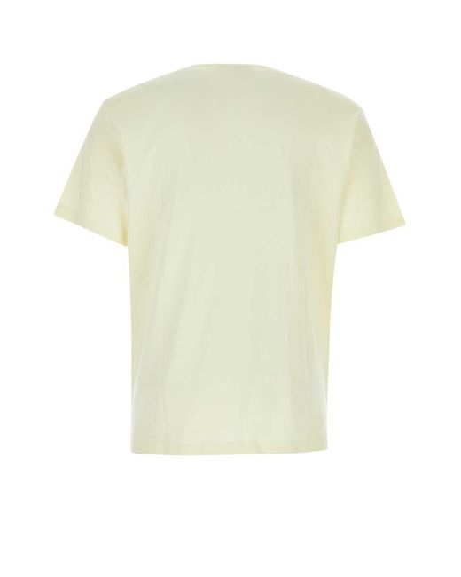 Lemaire Yellow T-shirt for men
