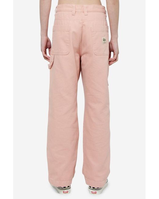 Stussy Pink Pants for men