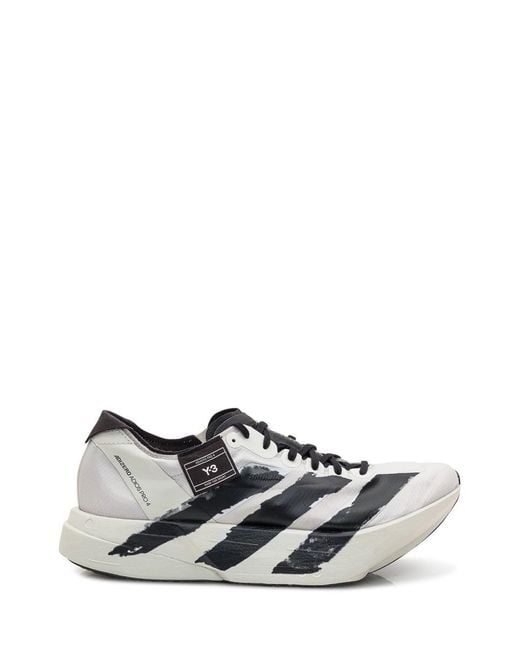Y-3 White Y3 Adios Pro 4 Sneakers for men