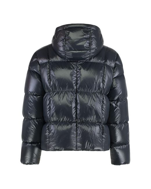 Moncler Black Short Parka With Hood Serfanto for men