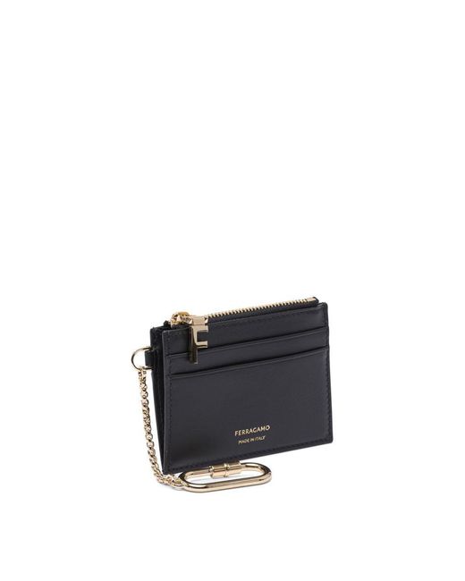 Ferragamo Black Wallets & Card Holders