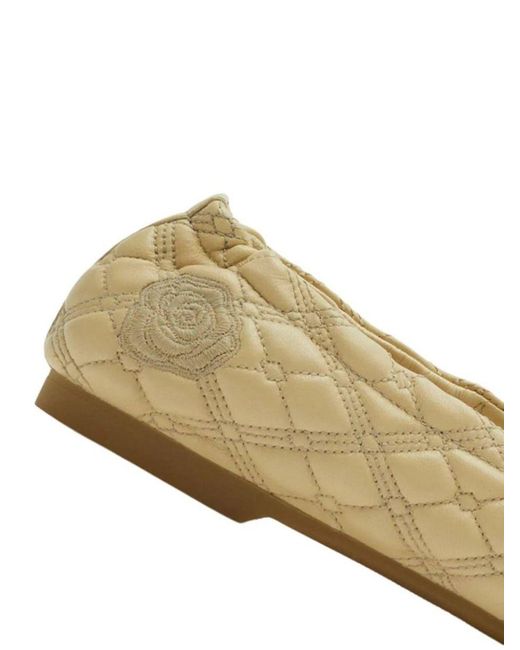 Burberry Natural Flat Shoes