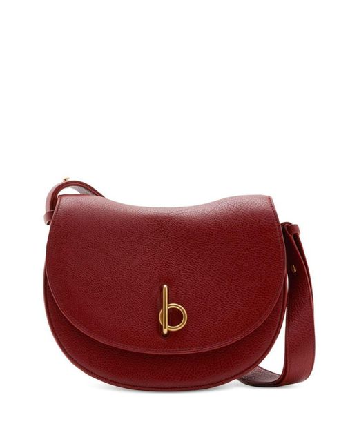 Burberry Medium Rocking Horse Leather Crossbody Bag in Red Lyst UK