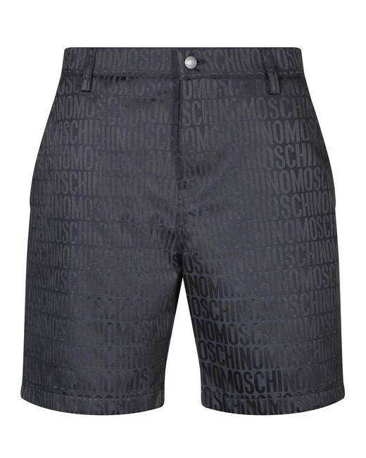 Moschino Gray Shorts for men