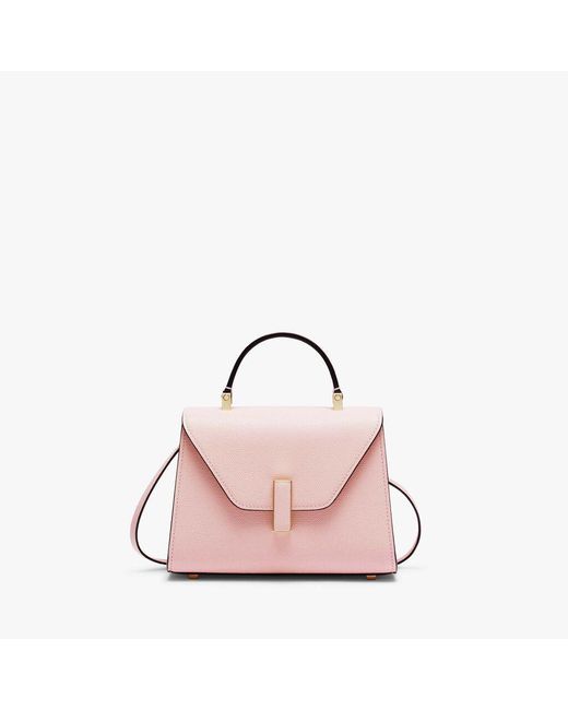 Valextra Pink "Iside" Crossbody Bag Micro